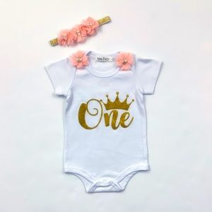👑1st Birthday Romper👑